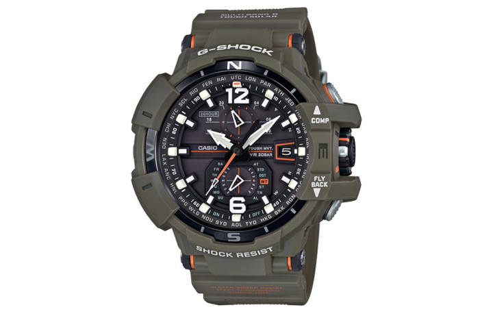CASIO CASIO Men MASTER OF G-AIR Series Black Watch GW-A1100KH-3AQ