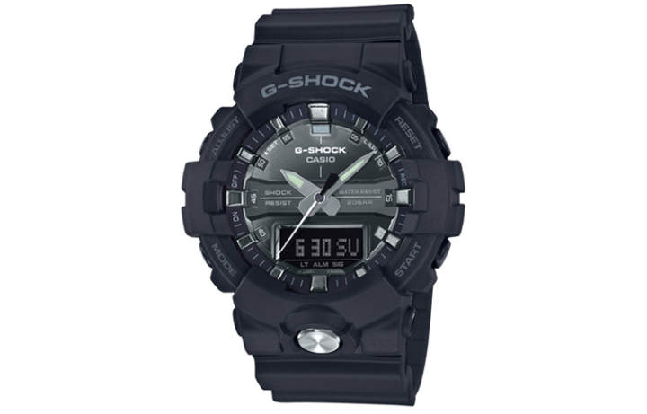 CASIO CASIO Men Liquid Crystal/Analog Dual Display Series Black Watch GA-810MMA-1AER