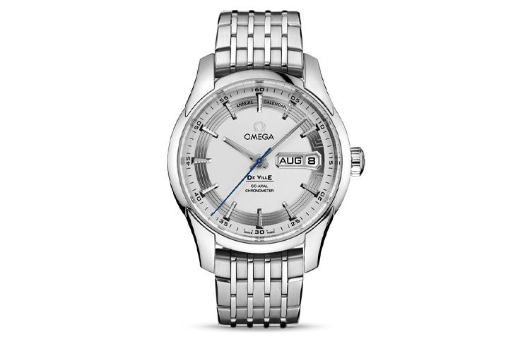 OMEGA 41 Mechanical Movement 100m Waterproof Men's Watches Watch 41mm Silver Dial Stainless Steel Watchband
