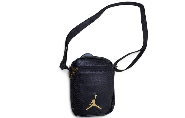 Jordan Jordan Polyester Cell Phone Pouch, Shoulder Bag, Crossbody Bag Regular Unisex Black