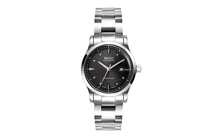 MIDO Helm Automatic Mechanical Movement 50m Waterproof Women's Watch 31mm Black Dial