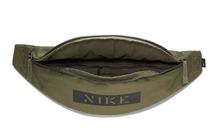 Nike Nike Heritage Polyester Crossbody Bag, Fanny Pack, Sling Bag Regular Unisex Army Green