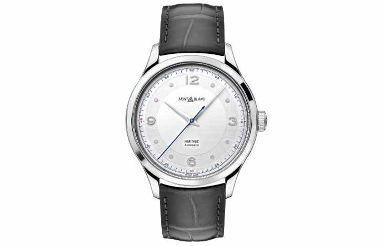 MONTBLANC Heritage Collection Automatic Mechanical Movement 50m Waterproof Men's Watches Watch 40mm Silver Dial