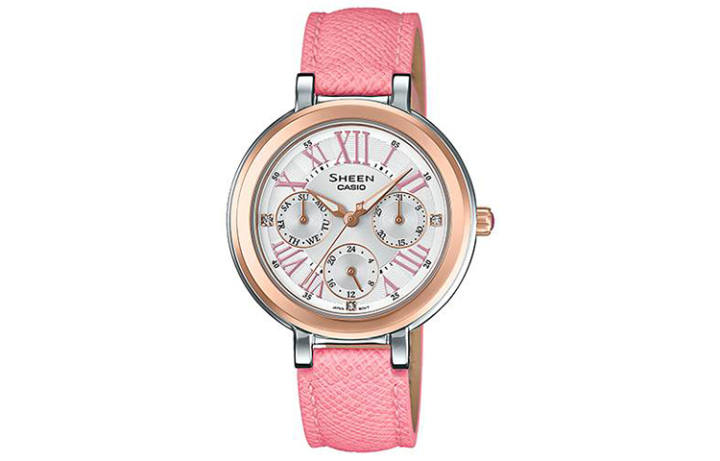 CASIO CASIO Women's SHEEN Pink Watch SHE-3034BGL-7A