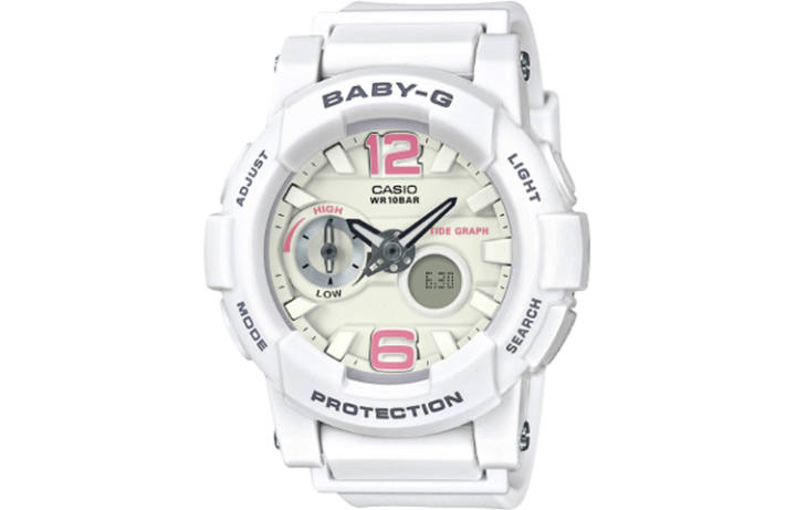 CASIO CASIO Women's BABY-G White Watch BGA-180BE-7B