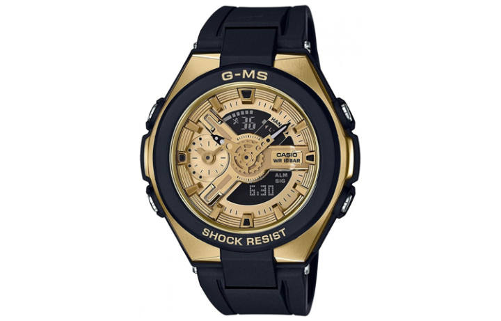 CASIO CASIO Women's BABY-G 46mm Gold Watch MSG-400G-1A2JF