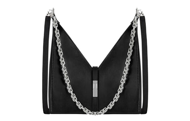 GIVENCHY Cut out Smooth Cow Leather Handbag, Shoulder Bag, Crossbody Bag Mini Women's Black