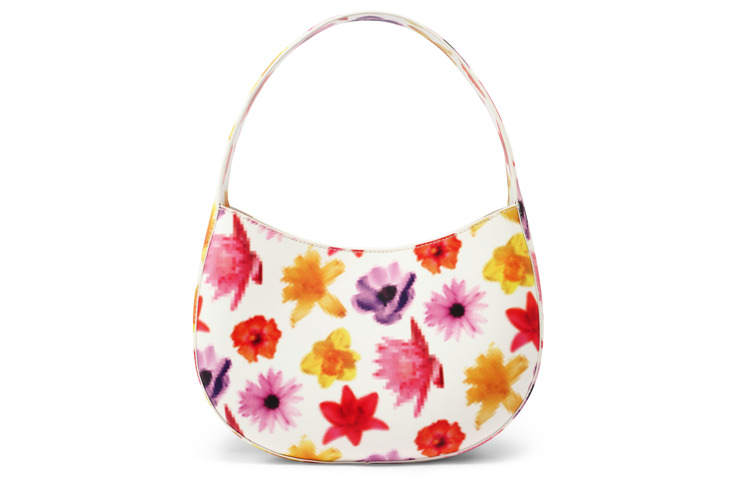 CHARLES&KEITH Pu Portable Shoulder Bag Small Women's Yellow/Multi Composite Color