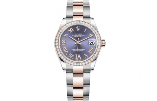 ROLEX Automatic Mechanical Movement Women's Watch 31mm Blue Dial
