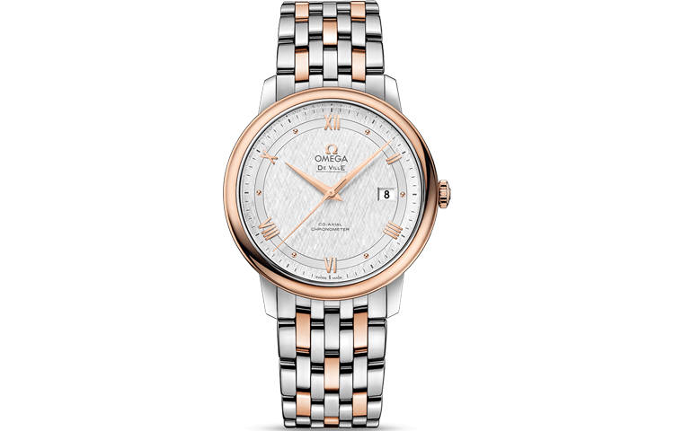 OMEGA Disc Fly Collection Elegant Automatic Mechanical Movement Men's Watches Watch 39.5mm Silver Dial