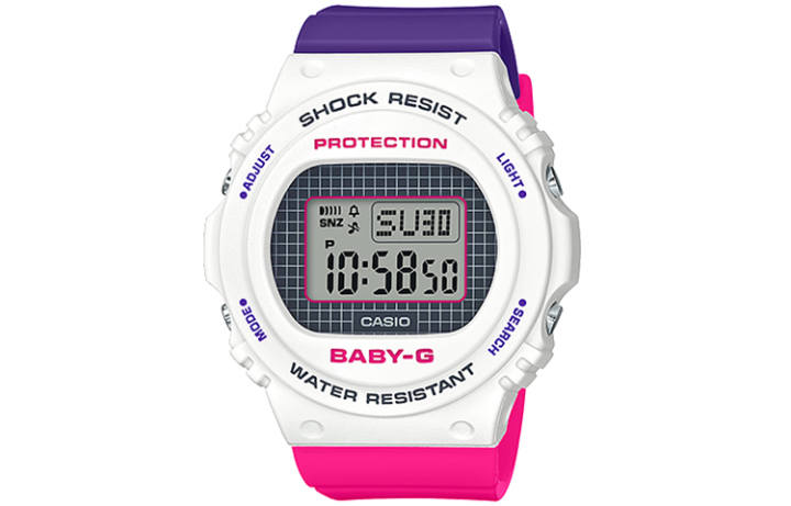 CASIO CASIO BABY G Collection Theme Collection Quartz Movement Resin Strap Watch Women's Watch Black Dial