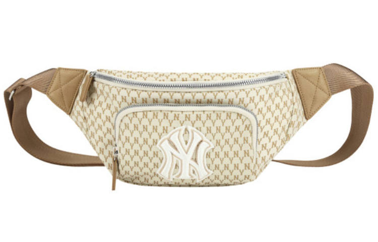 MLB MLB Monogram Collection Polyamide Fanny Pack Regular Unisex Beige