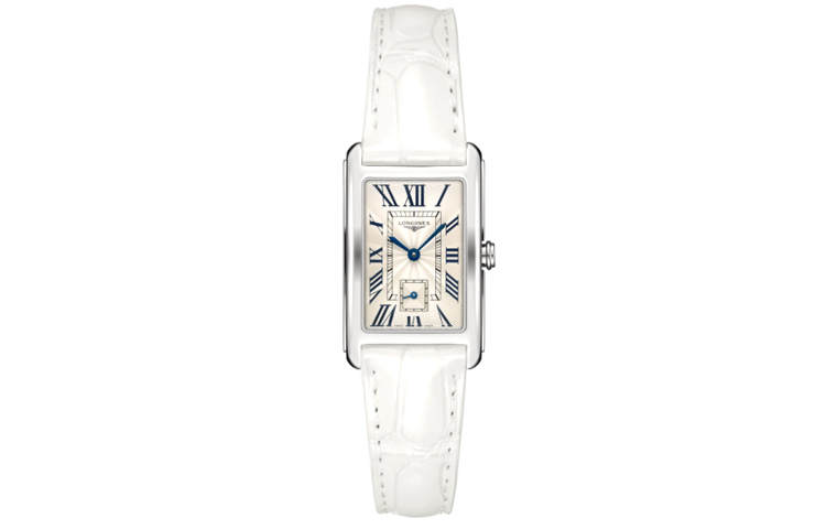 LONGINES DolceVita Collection Quartz Movement Women's Watch 23.3*37mm White Dial Stainless Steel Case