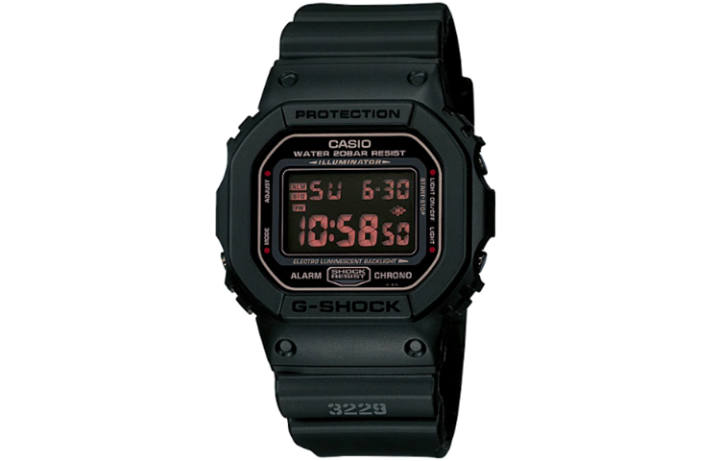 CASIO CASIO G SQUAD Small Block Quartz Movement Resin Strap Watch 48.9*42.8mm Men's Watches Black Dial