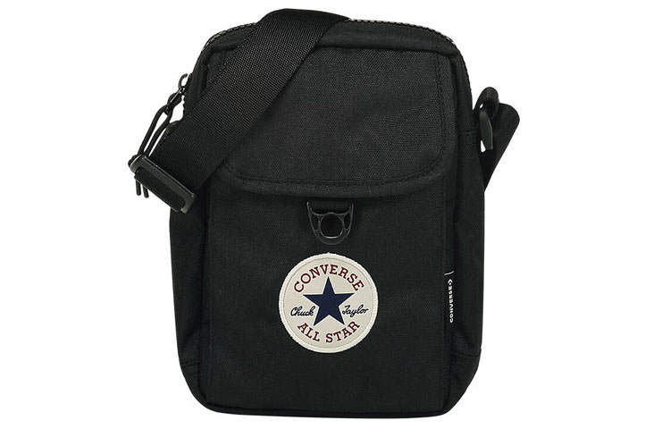 Converse Converse Polyester Shoulder Bag, Crossbody Bag Regular Unisex Black