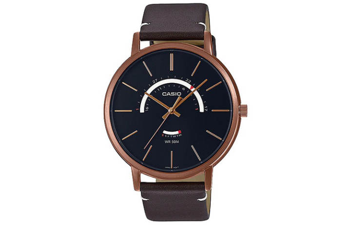 CASIO CASIO Men Standard Series Black Watch MTP-B105RL-1AV