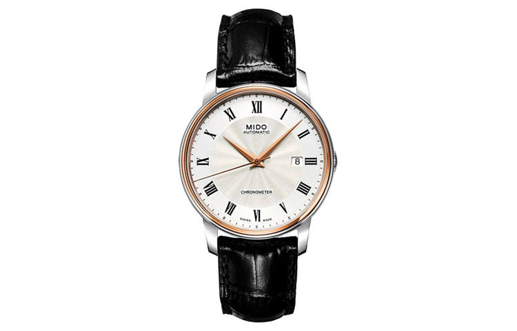 MIDO Baroncelli Collection Automatic Mechanical Movement Men's Watches Watch 39mm White Dial