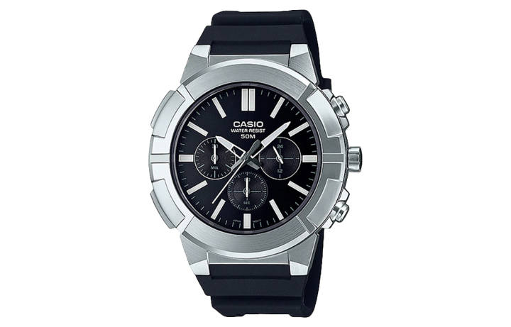 CASIO CASIO Men Standard Series Black Watch MTP-E500-1AV