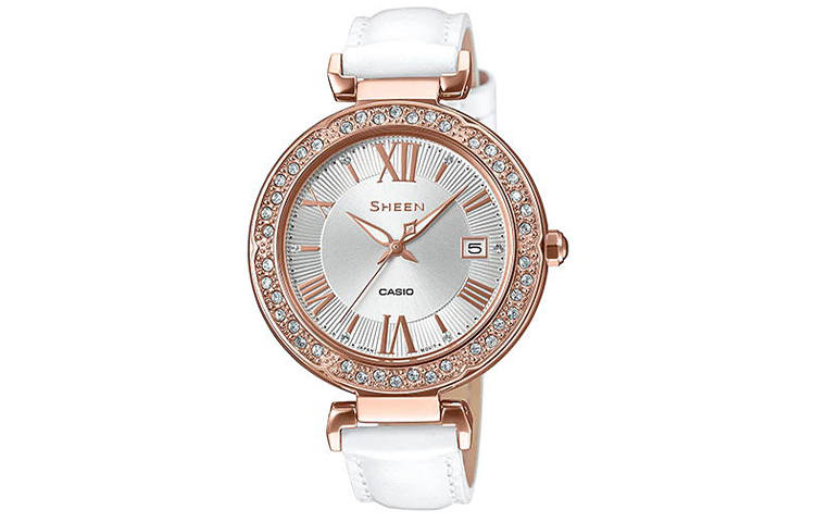 CASIO CASIO Women's SHEEN Mother Of Pearl Color Watch