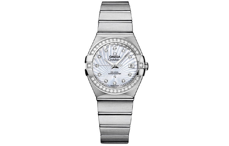 OMEGA Constellation Collection Zodiac Watch Automatic Mechanical Movement 100m Waterproof Women's Watch