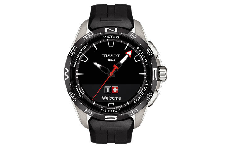 TISSOT T SPORT Collection Quartz Movement Men's Watches Watch 47.5mm Black Dial Titanium Ceramic Watch Case