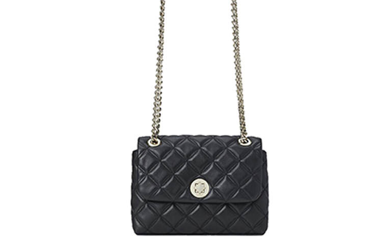 Kate Spade Leather Crossbody Bags Small Women's Black