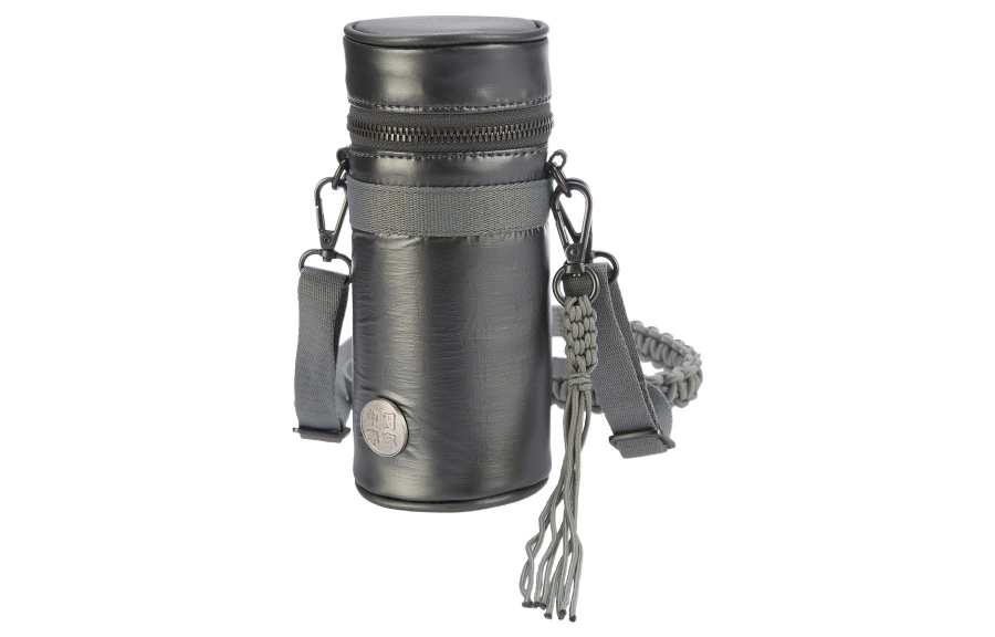 Li-Ning Li Ning Polyurethane Bucket Bag, Shoulder Bag, Crossbody Bag Regular Unisex Iron Gray