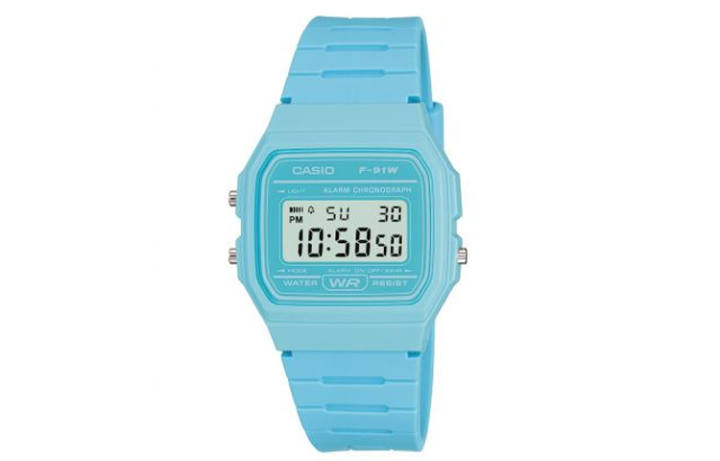 CASIO CASIO Men Blue Watch F-91WC-2AEF