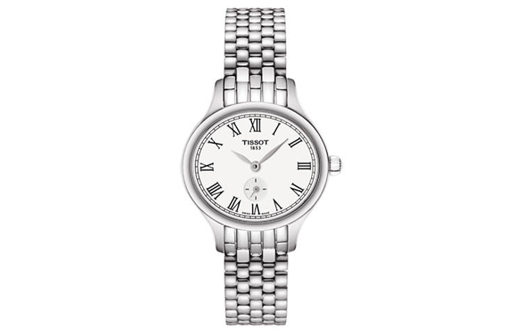 TISSOT Premium Collection Quartz Movement Women's Watch 27.2mm White Dial Stainless Steel Case