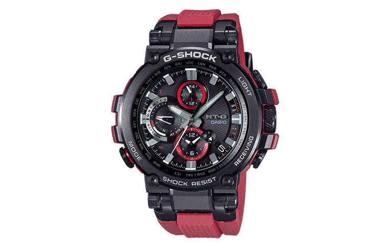 G-SHOCK G SHOCK G SHOCK MTG Steel Of The Heart Solar Quartz Movement Resin Strap Watch Men's Watches