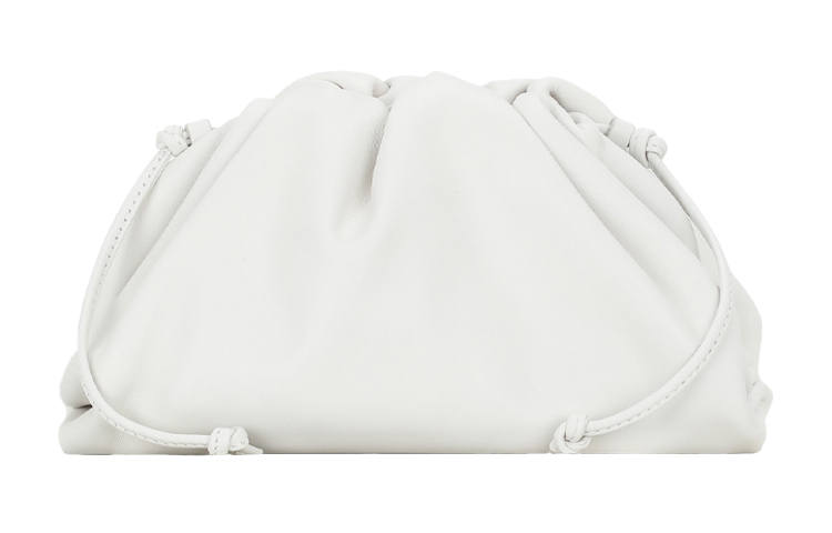 Bottega Veneta POUCH Cloud Bag Cow Leather Handheld Crossbody Bag, Shoulder Bag Women's Cream White