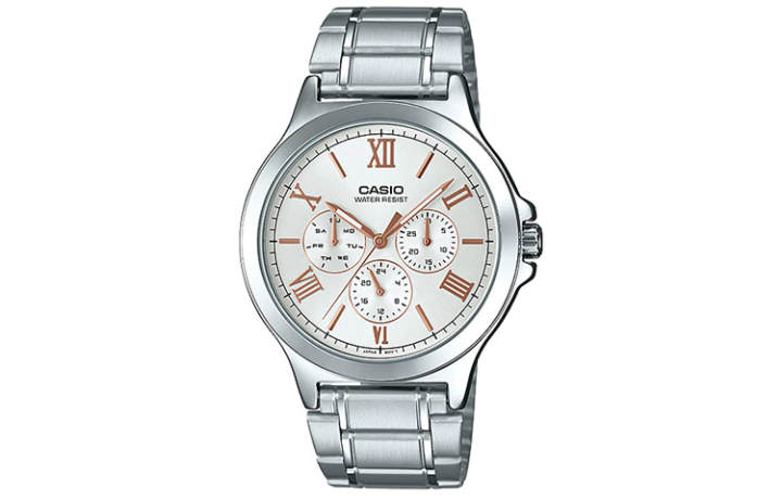 CASIO CASIO Men Standard Series Silver Watch MTP-V300D-7A2