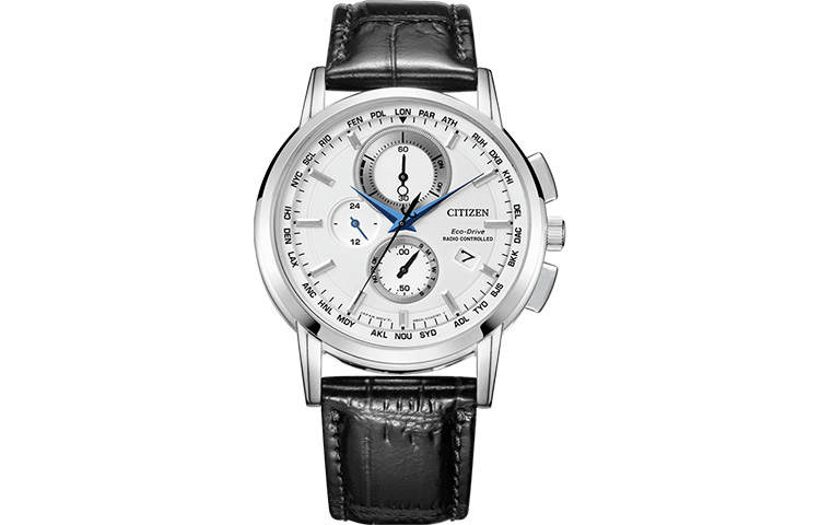 CITIZEN Ecology Drive Collection Light Powered Quartz Movement Cow Leather Strap Watch Men's Watches