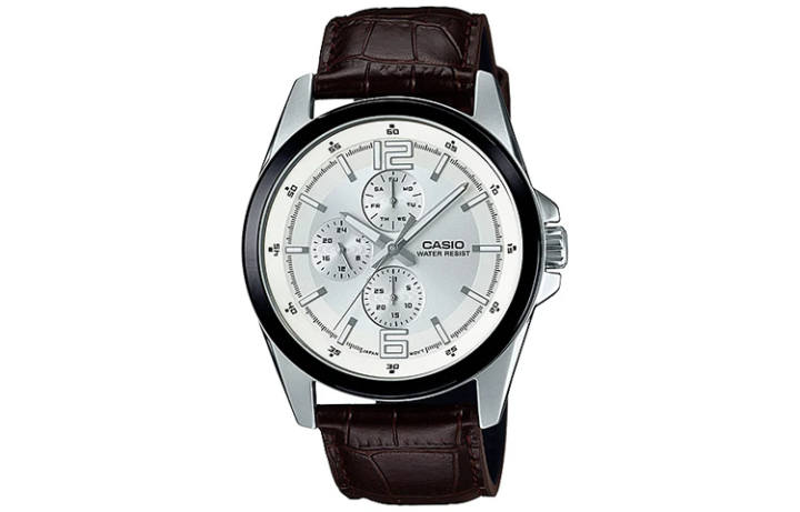 CASIO CASIO Men Standard Series Silver Watch MTP-E306L-7A