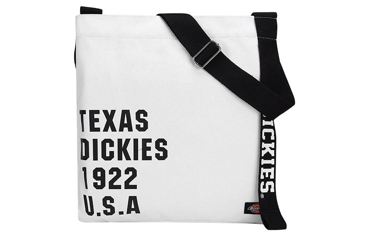 Dickies Cotton Tote Bag, Shopping Bag, Crossbody Bag Regular Unisex White