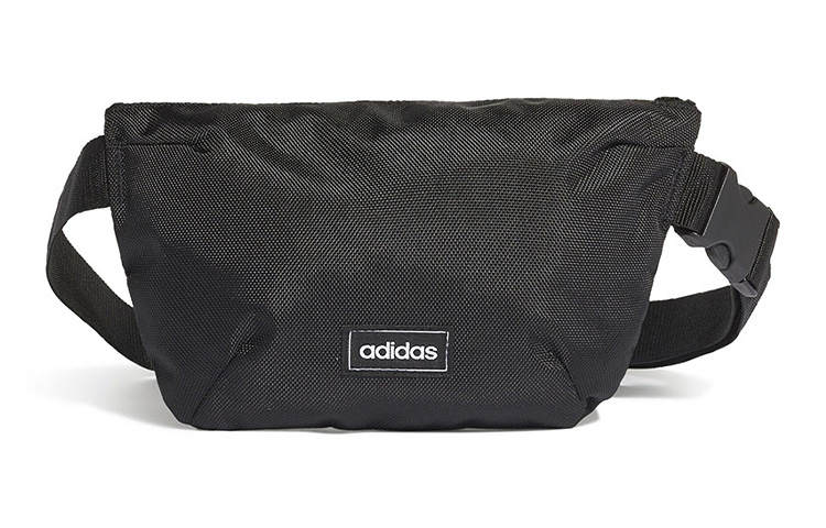 Adidas Adidas Polyester One Shoulder Crossbody Fanny Pack Unisex Black