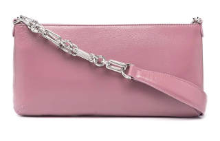 By Far Holly Sheepskin Shoulder Bag, Baguette Bag, Shoulder Bag Women's Lavender Purple