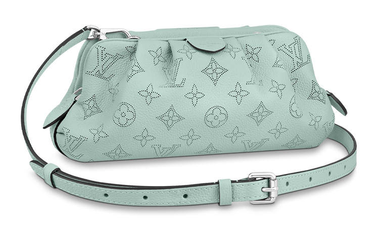 LOUIS VUITTON Scala Calfskin Cloud Bag, Clutch Bag, Shoulder Bag, Crossbody Bag Mini Women's Lake Green