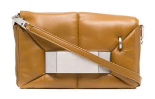 RICK OWENS RICK OWENS/RO Lambskin Shoulder Bag Small Women's Brown
