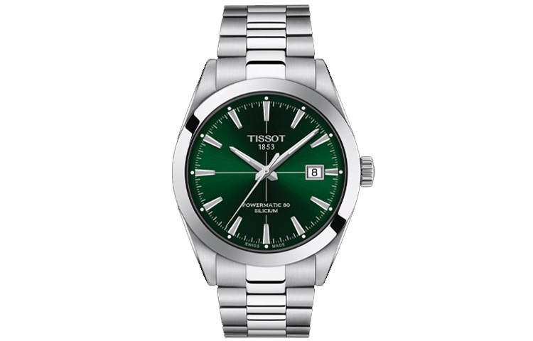 TISSOT Windy Collection Automatic Mechanical Movement Men's Watches Watch 40mm Green Dial