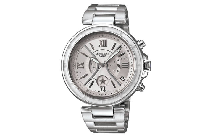 CASIO CASIO Women's SHEEN White Watch SHE-5515D-7A