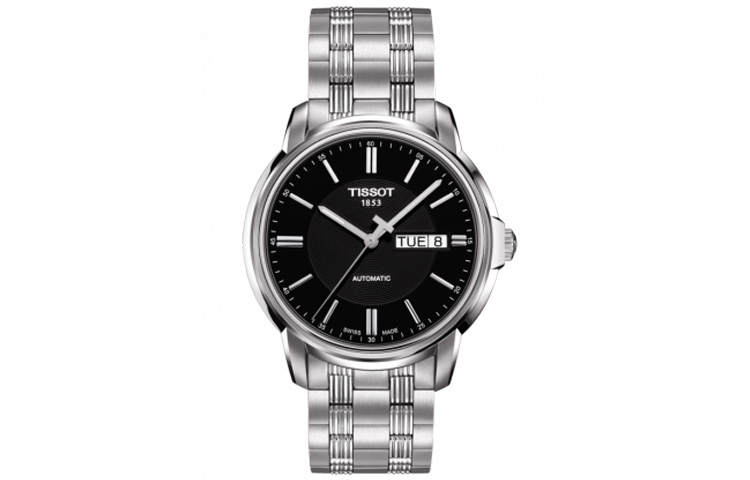 TISSOT Hengyi Collection Mechanical Movement 30m Waterproof Men's Watches Watch 39*39.7*9.5mm Black Dial