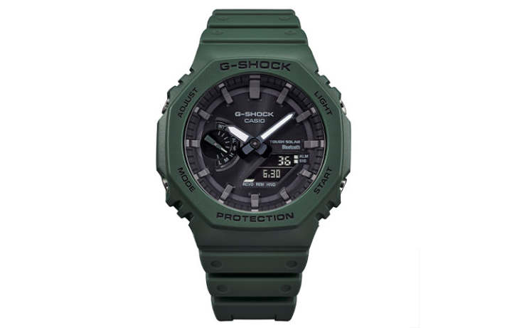 CASIO CASIO Men Liquid Crystal/Analog Dual Display Series Black Watch GA-B2100-3APR