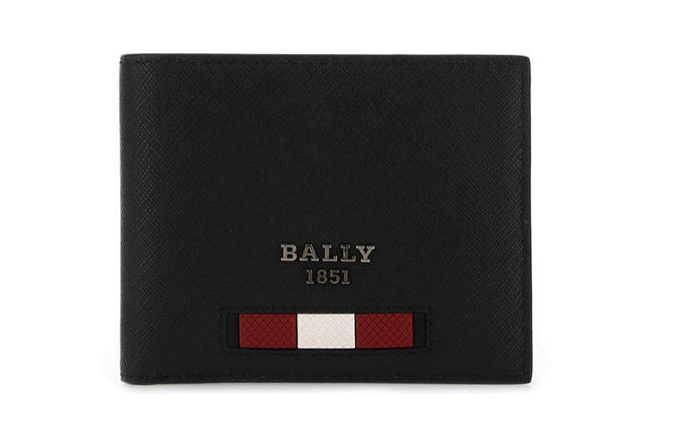BALLY BALLY Bifold Cow Leather Wallet Men's Black