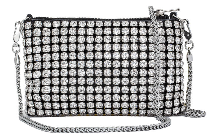 Alexander Wang Cow Leather Clutch Extra Mini Women's White