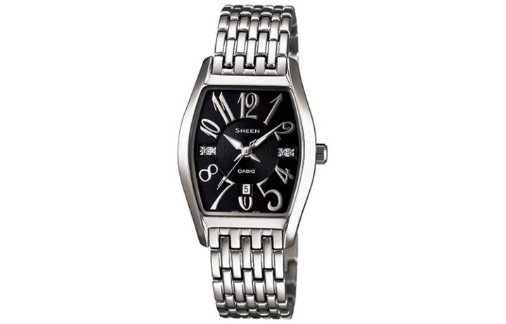 CASIO CASIO Women's SHEEN Black Watch SHE-4027D-1A