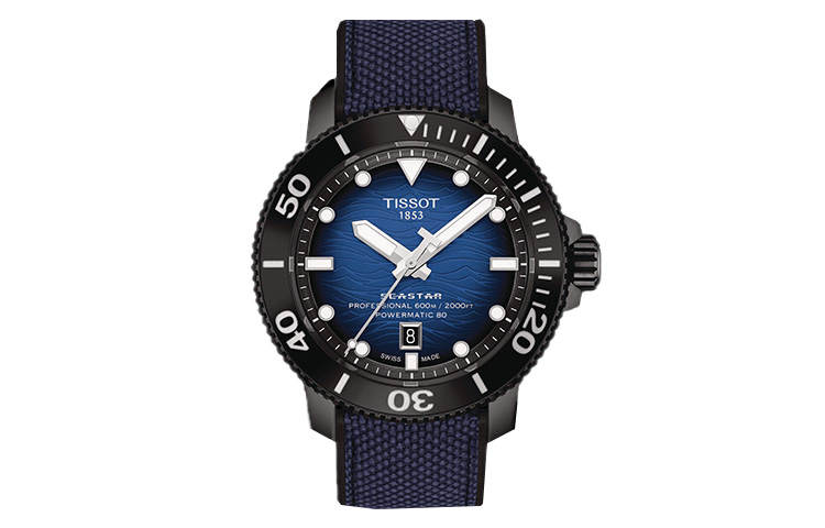 TISSOT Starfish Collection Automatic Mechanical Movement Men's Watches Watch 46mm Blue Dial