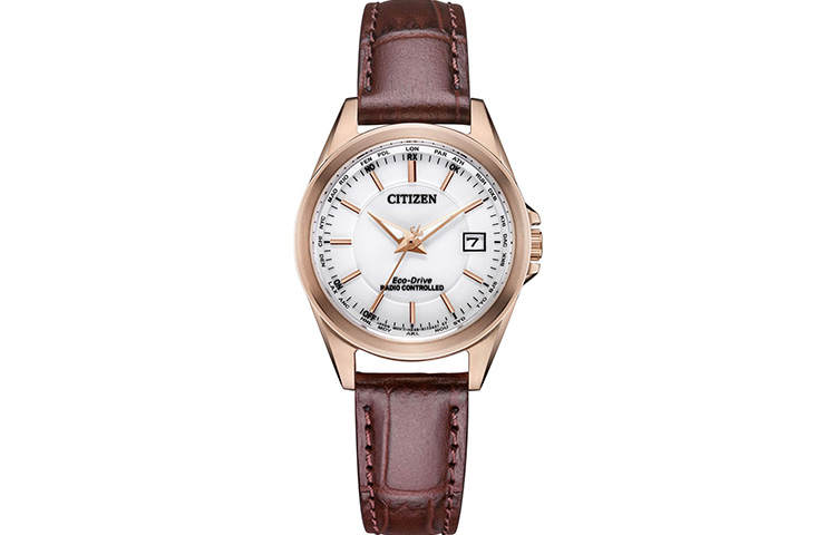 CITIZEN CITIZEN Ecology Drive Collection Light Powered Quartz Movement Genuine Leather Strap Watch 29mm