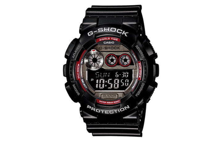 CASIO CASIO G SHOCK Quartz Movement Resin Strap Watch Men's Watches Black Dial