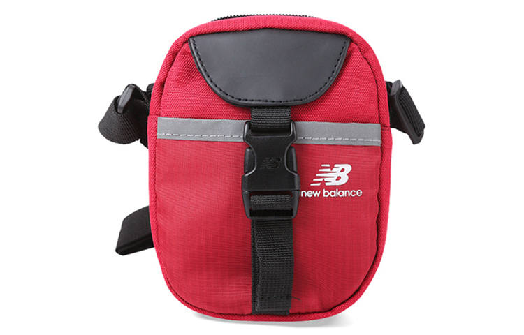 New Balance New Balance Casual Fabric+Artificial Leather Crossbody Bag, Shoulder Bag Unisex Burgundy